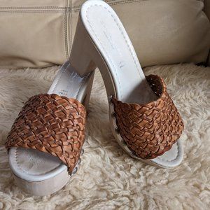 Sandro Rosi Women Clogs, size 37. Made in Italy